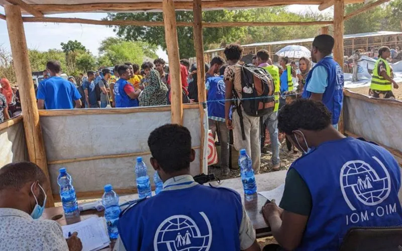 Over 1,000 Daily Arrivals from Sudan to Ethiopia: IOM