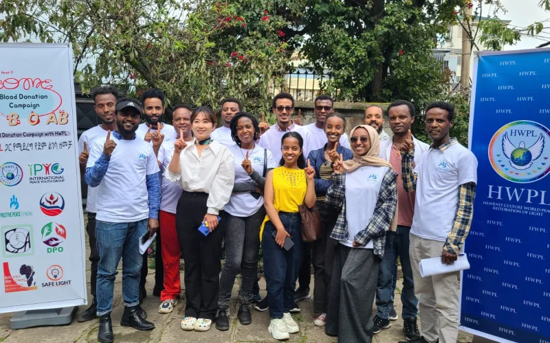 HWPL Holds Blood Donation Event for Peace in Ethiopia