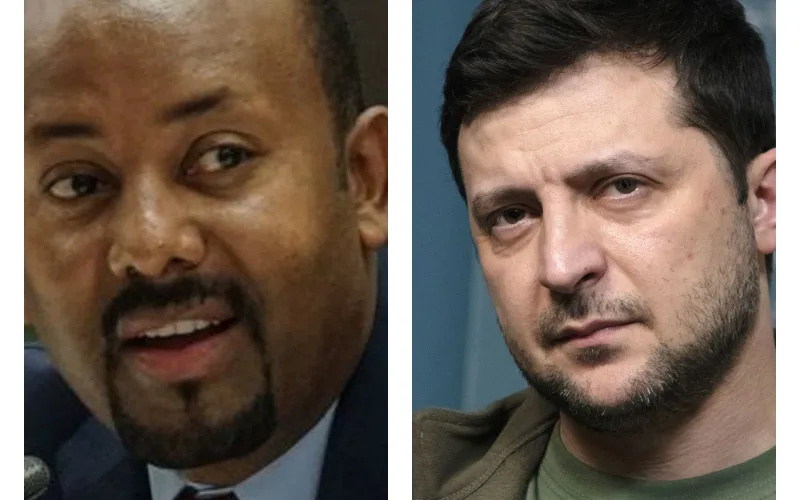 PM Abiy Ahmed spoke with Ukraine President