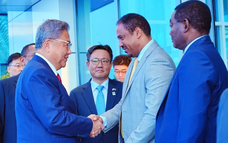 South Korean Foreign Minister Arrives in Addis Ababa,Ethiopia