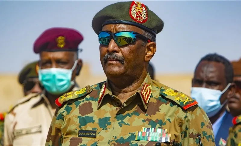 General Al Burhan, arrives in Addis Ababa for an official visit