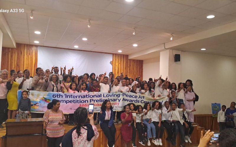 The sixth IWPG love and peace art competition held in Addis Ababa