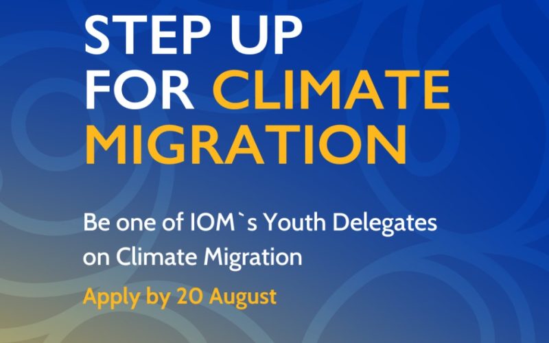 IOM COP29 Youth Delegates on Climate Migration