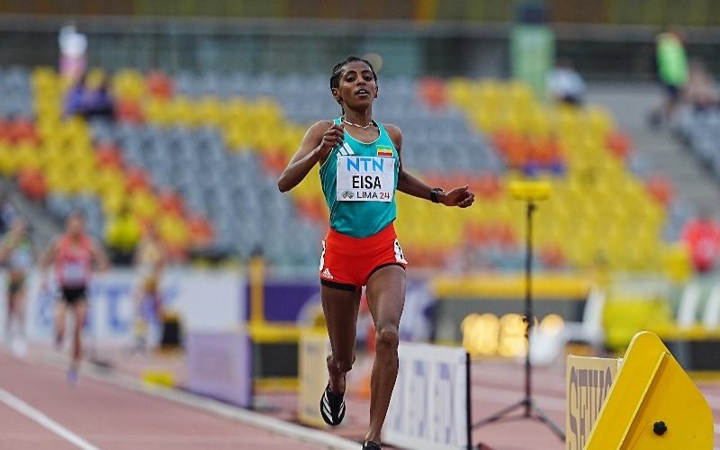 Madina Eisa Wins 5,000m Gold at World U20 Championships