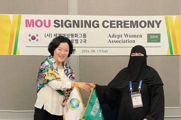 IWPG Global Region 2 Signs MOU with Adept Chairwoman Association in Saudi Arabia